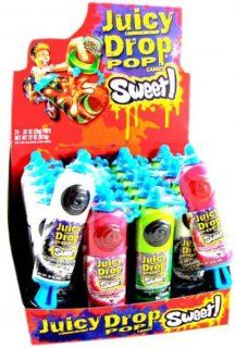 Juicy Drop Pops   Sweet, 24 count display box : Suckers And Lollipops : Grocery & Gourmet Food