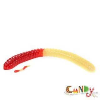 World's Largest Gummy Worm   Pineapple & Cherry: 1 Count : Gummy Candy : Grocery & Gourmet Food
