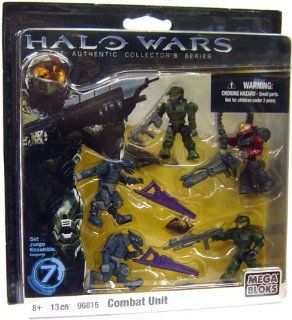 Halo Wars Mega Bloks Exclusive Set #7 Combat Unit [Contains 5 Mini Figures!]: Toys & Games