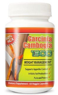 Garcinia Cambogia 1300TM from Best Seller Nutrition   Pure Garcinia Cambogia Extract Contains 60% HCA Plus Potassium Supplements: Health & Personal Care