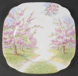 Royal Albert Blossom Time Luncheon Plate, Fine China Dinnerware   Hampton, Lands