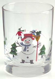 Pfaltzgraff Snow Village 12 Oz Glassware Double Old Fashioned, Fine China Dinner