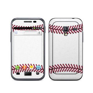 Baseball Design Protective Decal Skin Sticker (High Gloss Coating) for Samsung Galaxy Ace Plus GT S7500 Cell Phone: Cell Phones & Accessories