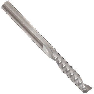 Melin Tool PRMG L Carbide Square Nose End Mill, Uncoated (Bright) Finish, Non Center Cutting, 25 Deg Helix, 1 Flutes, 3" Overall Length, 0.2500" Cutting Diameter, 0.25" Shank Diameter: Industrial & Scientific