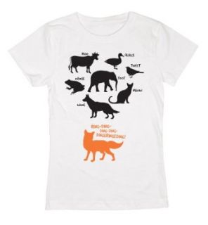 What Does the Fox Say? Cool Kids Youth Short Sleeve t shirt: Clothing