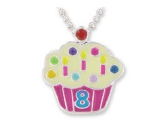 Happy Birthday   I'm Eight Today Necklace: Apparel Accessories: Clothing