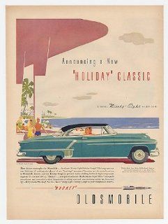 1952 Olds Oldsmobile Ninety Eight 98 Holiday Coupe Print Ad (17015)  