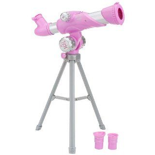 Edu Science 50mm Telescope   Land & Sky II   Pink Toys & Games