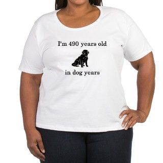 70 birthday dog years lab Plus Size T Shirt by PARTYHUT