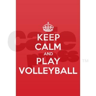 Keep Calm Play Volleyball Keychains by KeepCalmParody