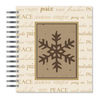 ECOeverywhere Holiday Peace Picture Photo Album, 18 Pages, Holds 72 Photos, 7.75 x 8.75 Inches, Multicolored (PA18178): Office Products