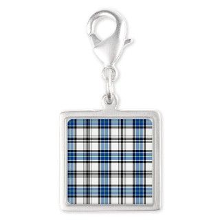 Tartan   Hannay Silver Square Charm by thingsscottish