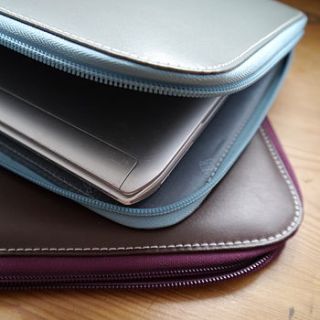 zipped leather laptop case by deservedly so