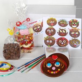chocolate funny faces kit by chocolate by cocoapod chocolate
