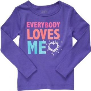Carter's Infant Long Sleeve Shirt   Everybody Loves Me 12 Months: Clothing