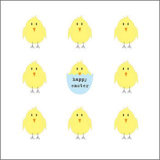 easter chicks card by megan claire