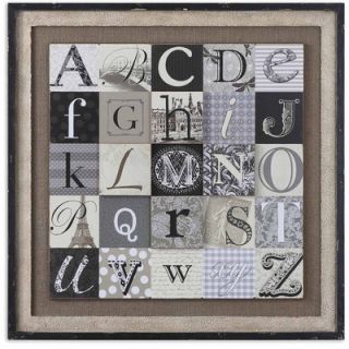 Uttermost Designing Alphabet by Grace Feyock Framed Textual Art