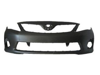 2013 Toyota Corolla Front Bumper Painted 1G3 Magnetic Gray Metallic, All models EXCEPT S/XRS & Japan Built: Automotive