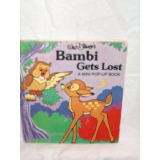Bambi Gets Lost (A Mini Pop Up Book): Walt Disney: Books