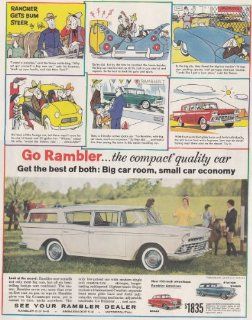 1959 Rambler: Rancher Gets Bum Steer, Rambler Print Ad  