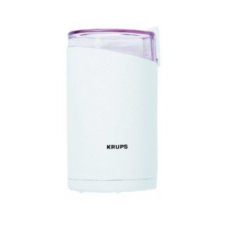 KRUPS 203 42 Electric Spice and Coffee Grinder with Stainless Steel Blades, White: Power Blade Coffee Grinders: Kitchen & Dining