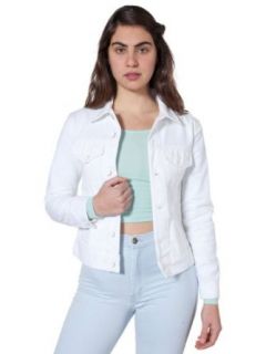 American Apparel Women's Colored Denim Jacket at  Womens Clothing store