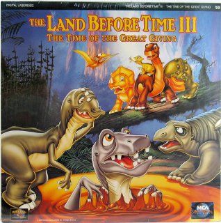 THE LAND BEFORE TIME III THE TIME OF THE GREAT GIVING Laserdisc (LD NOT DVD): Movies & TV