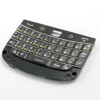 Black Korean Layout QWERTY Keyboard Keypad Key Keys Button Buttons FOR BlackBerry Bold Touch 9900 Fix Repair Replace Replacement: Cell Phones & Accessories
