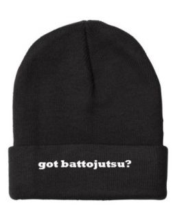 Fastasticdeal Got Battojutsu Embroidered Beanie Cap: Clothing