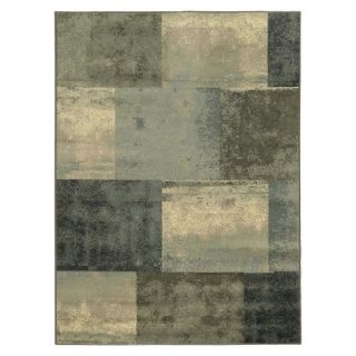 Modern Squares Area Rug   Blue/Gray (710x10)