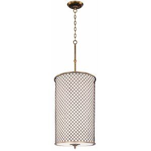 Maxim MAX 22368OMNAB Natural Aged Brass Manchester 6 Light Entry Foyer Pendant