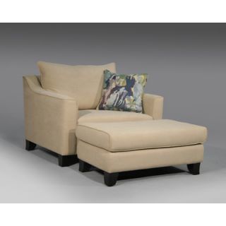 Wildon Home ® Kai Chair and Ottoman D3521 09