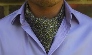 drake woven silk cravat by cravat club