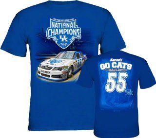 Michael Waltrip Aaron's #55 Kentucky Wildcats National Championship Special Paint Scheme T Shirt : Sports Fan T Shirts : Sports & Outdoors