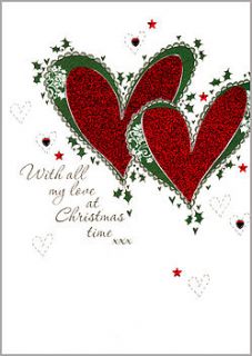 larger sized handmade christmas card by eggbert & daisy
