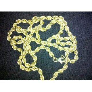 18K Gold Plated RUN DMC HIP HOP Rope Chain, Dookie Chain 10mm X 30" Stainless Steel Core   High Quality: Jewelry