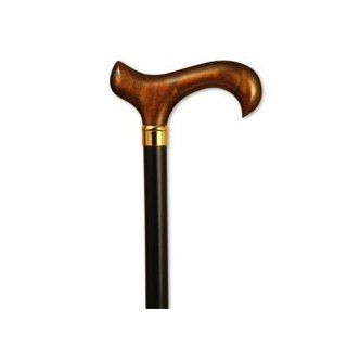 Walking cane   Acrylic With Derby Handle Color Mocha. This wood walking cane Has a height approx 36   37", construted in solid wood black stained shaft. Walk In style with this fashionable cane. This wood cane has a capacity of 250 pounds.: Everything