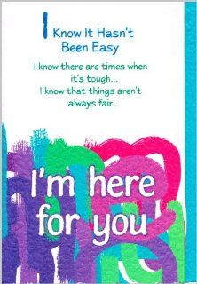 Blue Mountain Arts Encouragement Greeting Card I Know It Hasn't Been Easy: Health & Personal Care
