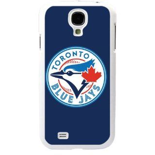 MLB Major League Baseball Toronto Blue Jays Samsung Galaxy S4 SIV I9500 TPU Soft Black or White case (White): Cell Phones & Accessories