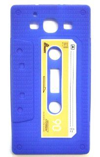 BUKIT CELL SAMSUNG GALAXY S3 III i9300 (Fits any carrier AT&T, VERIZON, SPRINT AND TMOBILE) BLUE Retro Cassette Tape Silicone Case Cover + Free WirelessGeeks247 Metallic Detachable Touch Screen STYLUS PEN with Anti Dust Plug: Cell Phones & Accessor