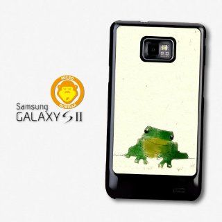 Cute Frog Digital Illustration Original Art case for Samsung Galaxy S2 T247 Cell Phones & Accessories