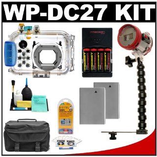 Canon WP DC27 Waterproof Case for Canon PowerShot SD990IS + Underwater Deluxe Accessory Kit : Digital Camera Accessory Kits : Camera & Photo