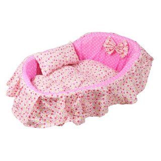 Pink Pet Mat Dog Cat Puppy Soft Sleeping Pad Bed Plush Cushion Cozy Nest M Size : Pet Supplies