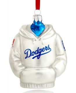 Kurt Adler Glass MLB Los Angeles Dodgers Hoodie Ornament   Holiday Lane