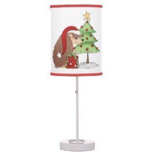 Christmas Hedgehog cartoon lamp shade