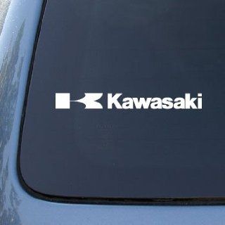Kawasaki Motorcycles   Car, Truck, Notebook, Vinyl Decal Sticker #2506  Vinyl Color: White: Automotive