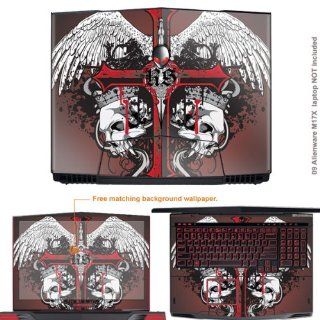 Protective Decal Skin Sticker for Alienware M17X with 17.3in Screen (view IDENTIFY image for correct model) case cover 09 M17X 236: Computers & Accessories