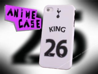 iPhone 4 & 4S HARD CASE Tottenham KING + FREE Screen Protector (D235 0007): Cell Phones & Accessories
