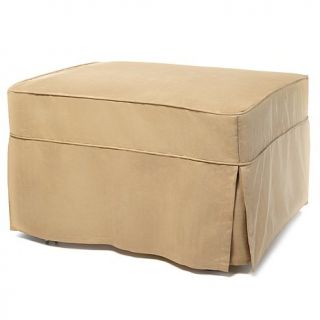 Castro Convertible Deluxe Ottoman with Twin Mattress   Pearl