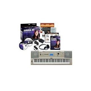 Yamaha YPG235 76 Key Portable Keyboard with Survival Kit D2, 6 Track Sequencer, USB Connectivity: Musical Instruments